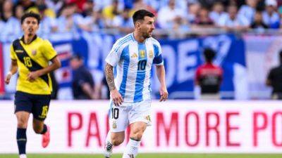 Messi says he won't play for Argentina at Paris Games