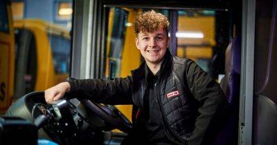 The dream that's come true for Greater Manchester's youngest bus driver