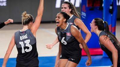 Canadian women's volleyball team earns 'big win' in Olympic pursuit