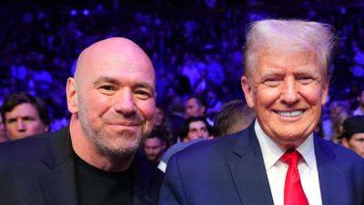Donald Trump praises 'one-of-a-kind' UFC CEO Dana White: 'Somebody you really have to respect'