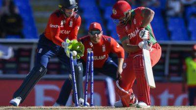 Phil Salt - Jonny Bairstow - Jos Buttler - Vivian Richards Stadium - "Difficult To Face 150 KPH Bowlers Once A Year": Oman Captain Aqib Ilyas After England Loss - sports.ndtv.com - Oman