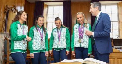 Irish athletes visit Taoiseach after hugely successful European Championships