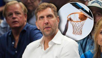 Dirk Nowitzki - Dirk Nowitzki Helps Guy Out During Amateur Dunk Contest, Probably Regrets It Immediately - foxnews.com - Usa - county Dallas - county Maverick