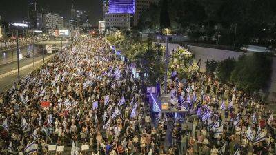 ‘Bring everyone back home’: Thousands in Tel Aviv demand release of hostages held by Hamas