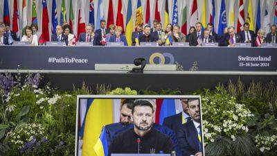 Swiss summit communique demands 'territorial integrity' of Ukraine