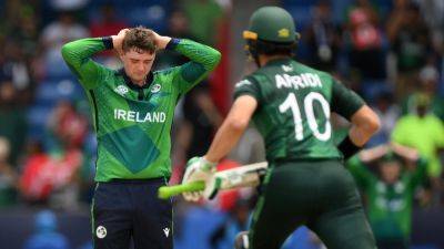 Paul Stirling - Babar Azam - Curtis Campher - Mark Adair - Gareth Delany - Andy Balbirnie - George Dockrell - Harry Tector - Ireland beaten by Pakistan in World Cup dead rubber - rte.ie - Ireland - Pakistan