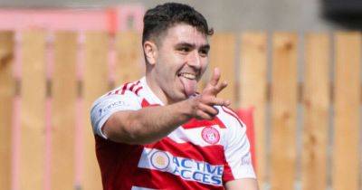 Former Hamilton Accies striker Andy Winter training with Livingston