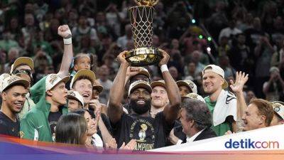 Luka Doncic - Jayson Tatum - Jaylen Brown - Boston Celtics Juara NBA 2024, Gelar ke-18 - sport.detik.com - Los Angeles - county Dallas - county Maverick - county Garden