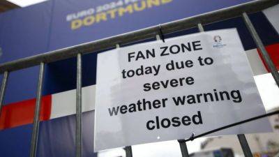 Weather warning shuts down Berlin's Euro 2024 fan zones - channelnewsasia.com - Germany - Portugal - Georgia - Czech Republic - Turkey