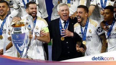 Carlo Ancelotti - Bob Paisley - Dani Carvajal - Carlo Ancelotti Sang Don Liga Champions - sport.detik.com