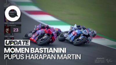 Marc Marquez - Detik-detik Bastianini Pupus Harapan Martin di Tikungan Terakhir - sport.detik.com