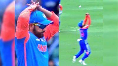 Watch: Virat Kohli Drops Sitter Against Afghanistan. Rohit Sharma's Reaction Says It All