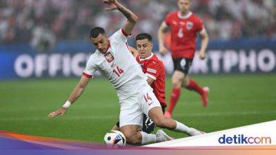 Euro 2024: Polandia Vs Austria Imbang 1-1 di Paruh Pertama