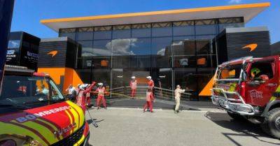 McLaren hospitality suite at Spanish Grand Prix evacuated due to fire