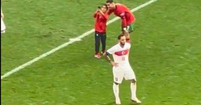 Portugal vs Turkey delayed THREE times by Cristiano Ronaldo superfans as pitch invaders attempt to ultimate selfies