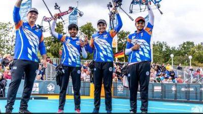 Hattrick Of World Cup Gold Medals For Indian Women's Archery Team - sports.ndtv.com - Estonia - India