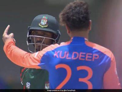 Kuldeep Yadav Sledges Bangladesh Star in T20 World Cup Match, Internet Says "Took Revenge For Kohli"