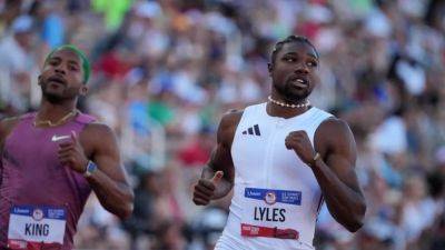 Lyles advances to 100m final at US Olympic trials