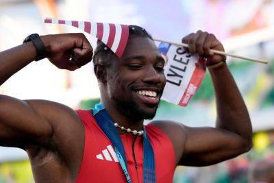 Noah Lyles wins 100 meters at U.S. trials to clinch Olympic berth - ESPN