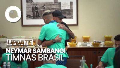 Neymar Sambangi Vinicius Jr dkk Jelang Brasil Vs Kosta Rika - sport.detik.com