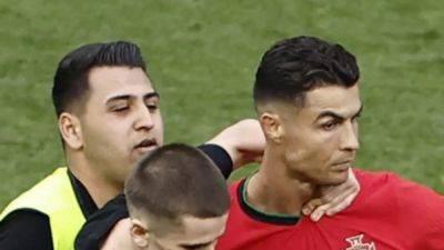 Six Pitch Invasions In Portugal Euro 2024 Game Leaves Cristiano Ronaldo Annoyed