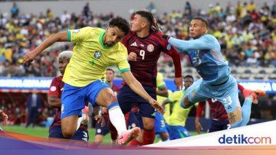 Brasil Vs Kosta Rika Selesai 0-0: Selecao Diredam - sport.detik.com - Paraguay