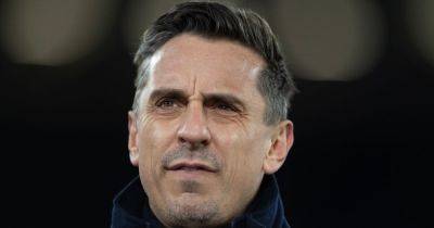 Gary Neville's incredible reaction to failed transfer is a warning to Man United amid striker links