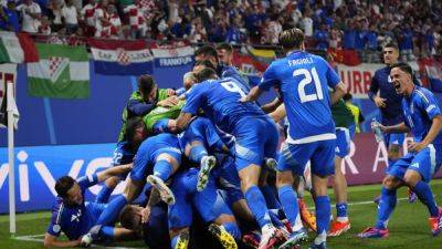 Euro 2024 latest: Last-minute stunner sends Italy to knockouts after 1-1 draw against Croatia