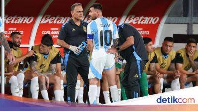 Lionel Messi - Paha Kanan Messi Bermasalah, Bagaimana Kondisinya? - sport.detik.com - Argentina - Chile - Peru