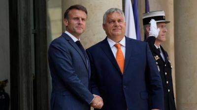 Emmanuel Macron - Viktor Orban - Volodymyr Zelenskyy - Orban meets Macron ahead of Hungary's EU Presidency - euronews.com - France - Ukraine - Germany - Eu - Hungary
