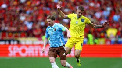 Belgium's De Bruyne avoids questions over boos after Ukraine Euro draw