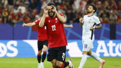 Newcomers Georgia stage historic Euro shock by beating Portugal 2-0
