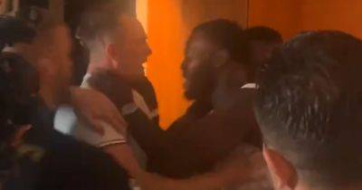 Willy Hutchinson grabbed by throat as pre-fight face off with Joshua Buatsi descends into a brawl