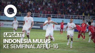 Bantai Laos 6-1, Indonesia ke Semifinal Piala AFF U-16