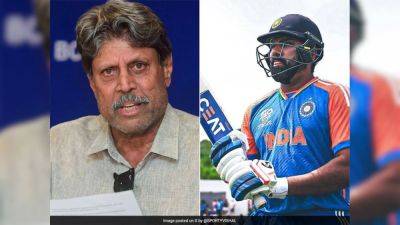 Rohit Sharma - Kapil Dev - Roger Binny - "Why Talk About Only Rohit Sharma, Virat Kohli?" Kapil Dev's Honest Question Amid T20 World Cup - sports.ndtv.com - South Africa - India - Afghanistan