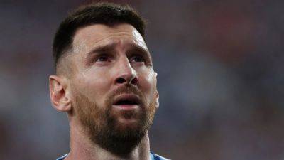 Messi misses Argentina's Copa America training due to muscle injury