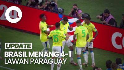 Vinicius Brace, Brasil Sungkurkan Paraguay 4-1 - sport.detik.com - Paraguay