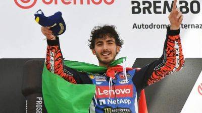 Ducati's Bagnaia smashes lap record to take pole at Dutch GP