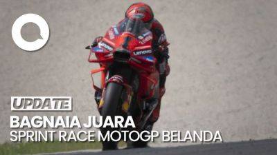 Bagnaia Juara Sprint Race MotoGP Belanda, Marquez Crash