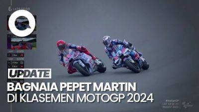 Jorge Martín - Klasemen MotoGP 2024: Bagnaia Terus Pepet Martin - sport.detik.com