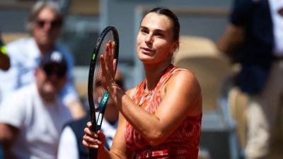 Aryna Sabalenka joins big guns in French Open quarters