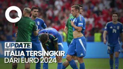 Ekspresi Suram Italia Seusai 'Ditendang' Swiss di Euro 2024