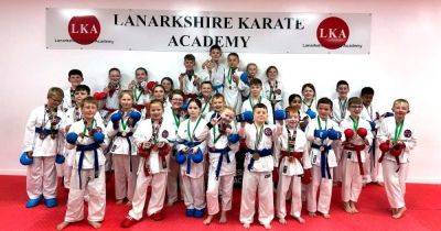 Lanarkshire Karate Academy kids in the medals - dailyrecord.co.uk - county Lewis
