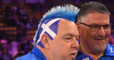 Peter Wright in Scotland Darts World Cup roar as he vows to 'smash up England' in semi final showdown