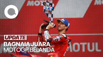 Marc Marquez - Francesco Bagnaia - Motogp Belanda - Bagnaia Juara MotoGP Belanda, Marquez Dijatuhi Penalti - sport.detik.com