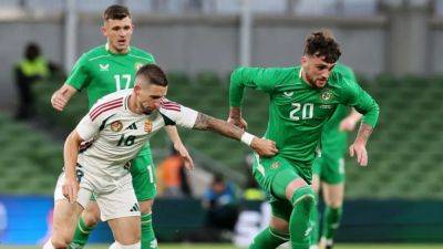 Adam Idah - Troy Parrott - Hungary manager disappointed as late loss to Ireland ends unbeaten run - channelnewsasia.com - Germany - Switzerland - Italy - Scotland - Hungary - Ireland - Israel
