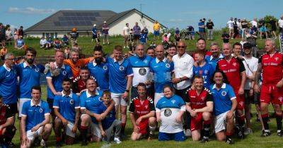 Rangers legends Mark Hateley and Colin Hendry help Cambuslang raises thousands on 125th anniversary