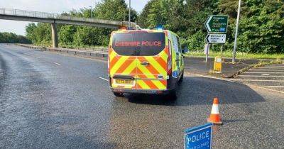 A34 CLOSED as police descend on major road near Manchester