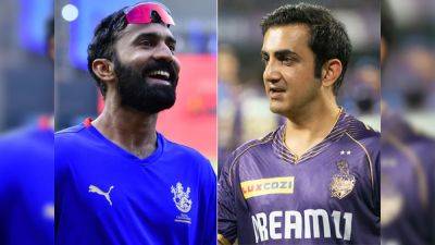 "Laziest Athlete I've Ever Seen": Even Gautam Gambhir Cannot Stop Laughing On Dinesh Karthik's 'Charge'