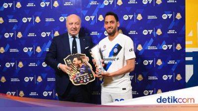 Beppe Marotta - Inter Milan - Hakan Calhanoglu - Calhanoglu: Pemain Senang Marotta Jadi Presiden Baru Inter - sport.detik.com